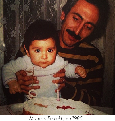 Mana et Farrokh, en 1986